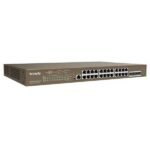 Tenda TEG5328P-24-410W Managed L3 Gigabit Ethernet (10/100/1000) Power over Ethernet (PoE) 1U Grey - Image 2